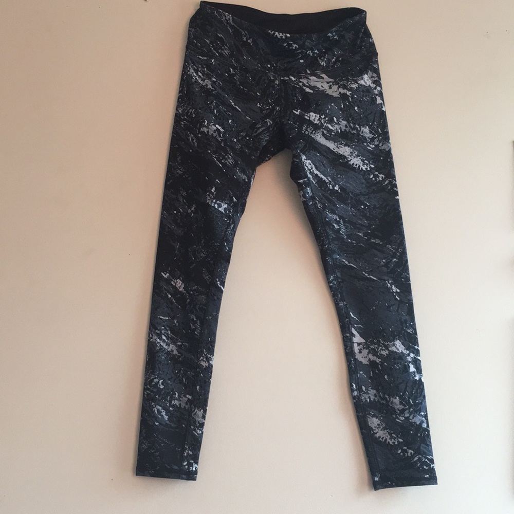 RBX Black, white, and gray workout leggings